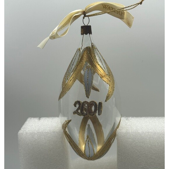 Waterford Holiday Heirlooms Annual Ornament Series Dated Egg 2001 Poland - Picture 2 of 6